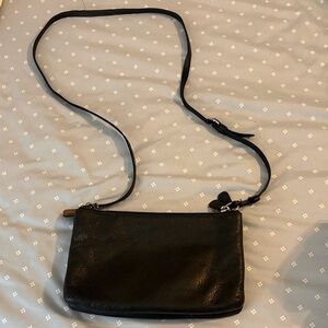 Coach Black Leather Crossbody Bag